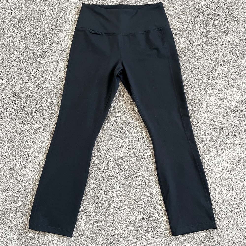 Like-new Zella black mid-high waisted 7/8 length leggings